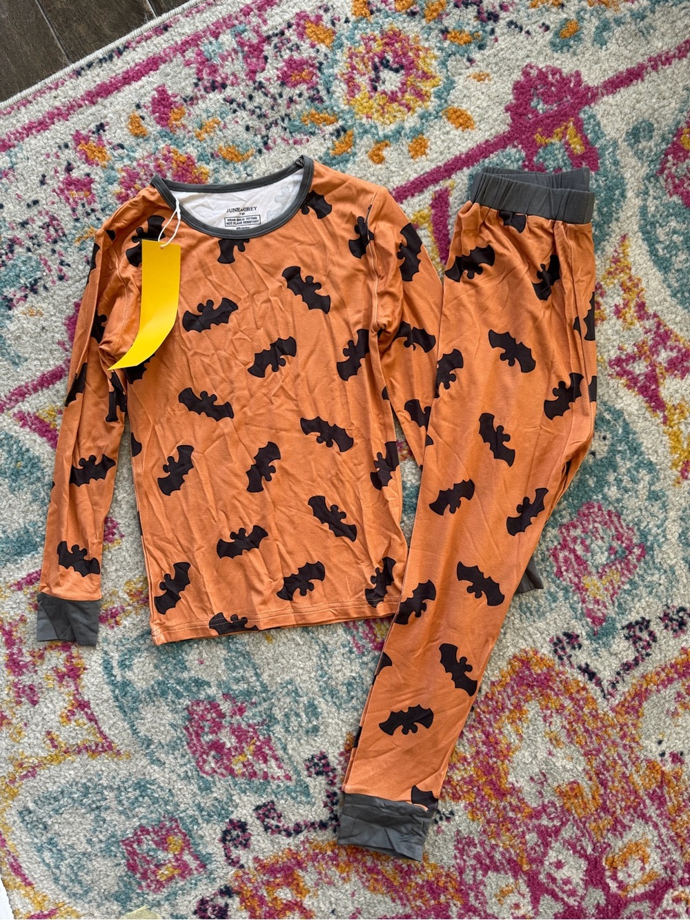 Kids bamboo Mickey bat pajamas